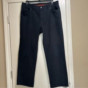 Men's Relaxed Fit Black Jeans
